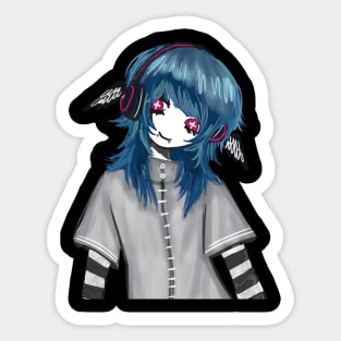 ghost boy Sticker